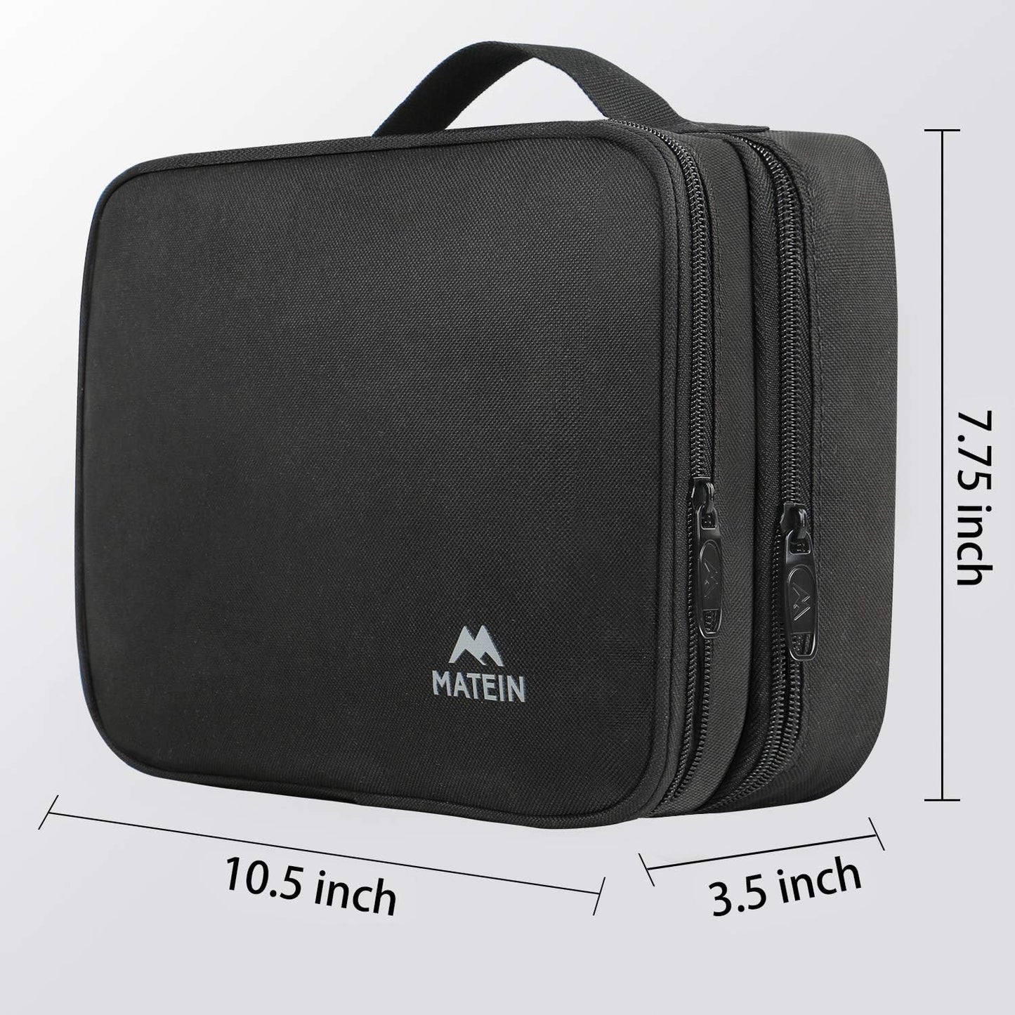 Electronics Organizer Travel Case, Water Resistant Cable Organizer Bag for Travel Essentials, Gifts for Men, Storage Bag for Camera Accessories, Phone, Cord & Tablet, Black