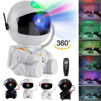 Transform Your Space with the Astronaut Star Projector Night Light - Color Changing LED Galaxy Lamp with Remote Control for Kids and Adults - Perfect for Bedrooms, Parties, and Holidays