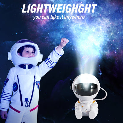 Transform Your Space with the Astronaut Star Projector Night Light - Color Changing LED Galaxy Lamp with Remote Control for Kids and Adults - Perfect for Bedrooms, Parties, and Holidays