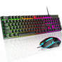 Wired Gaming Keyboard with RGB Backlight, Black